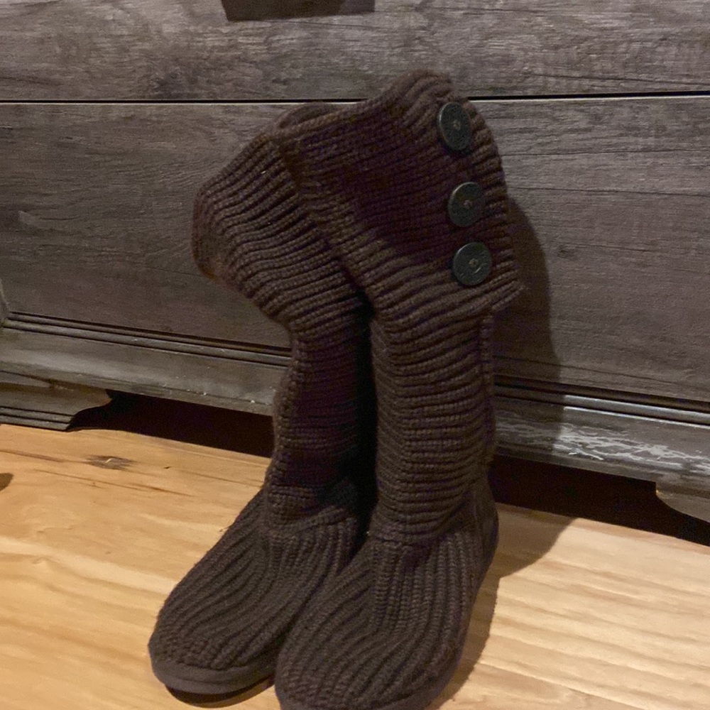Knit brown ugg boots - Picture 3 of 3